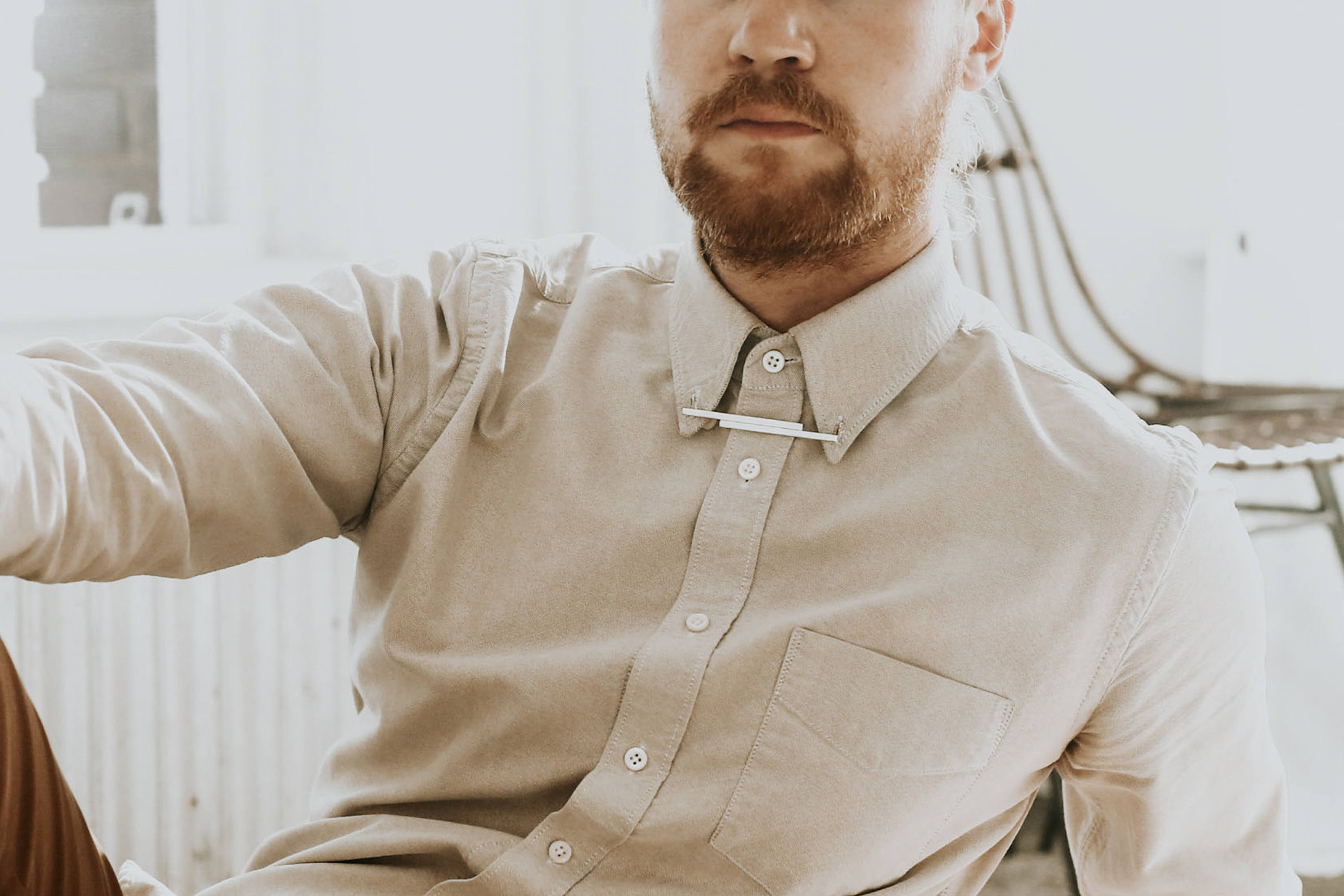 Collar Bar Mens Gold Collar Bar Modern Bow Tie Mens Tie Etsy