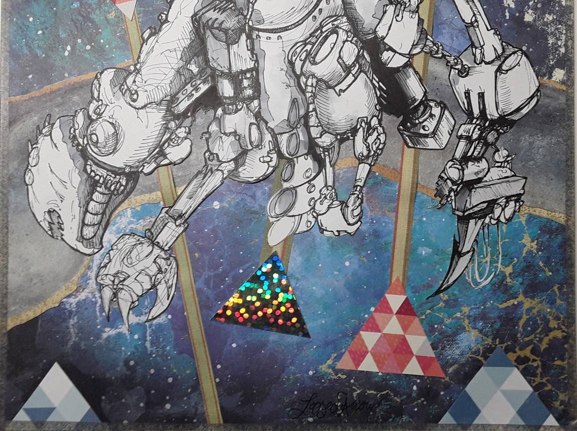 LuCiD AeRo Pspace ODySSey/ PoRTaL MeCHaNiC/ oRiGiNaL/  Etsy