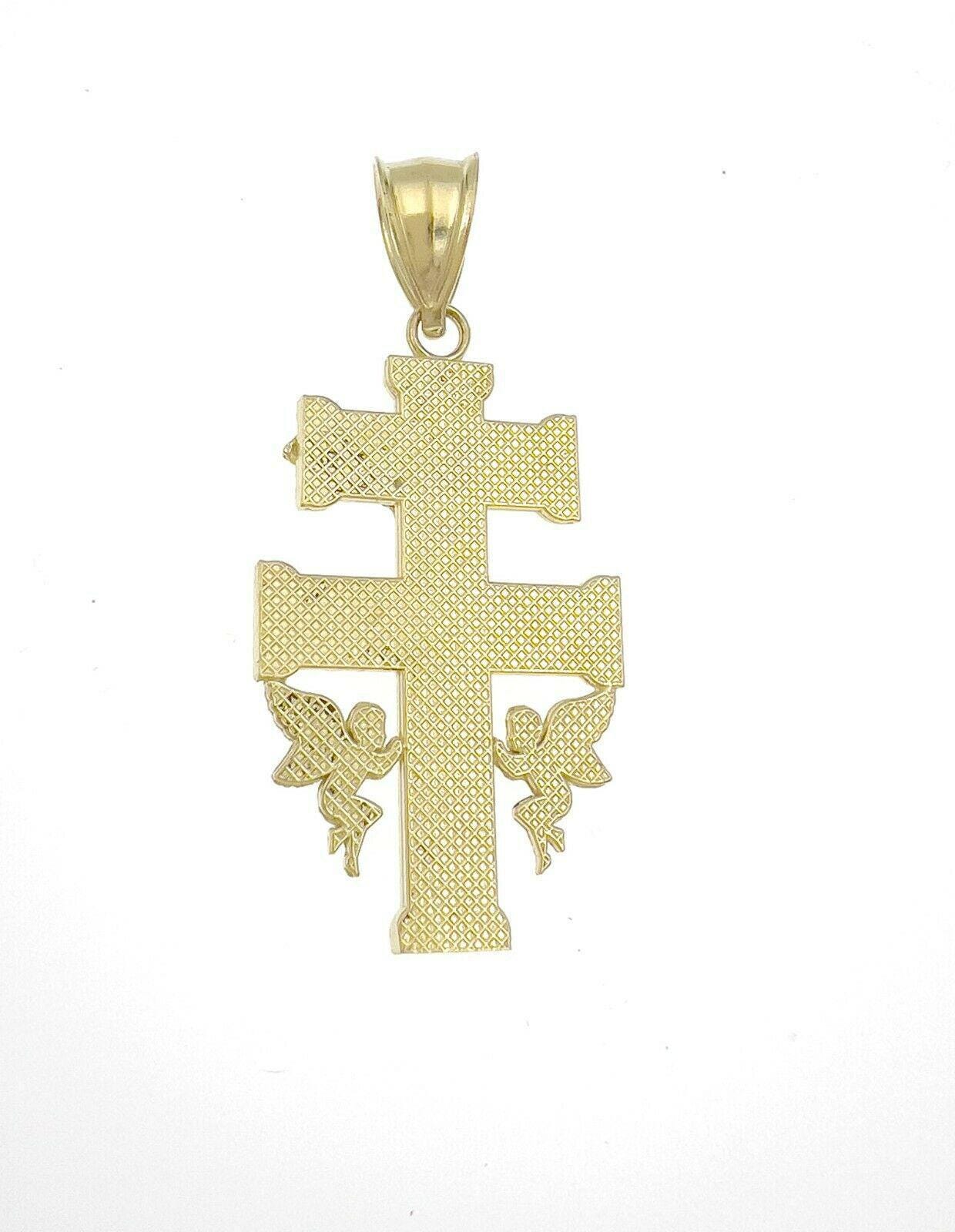 Caravaca Kreuz Anhänger - 10k Gelbgold