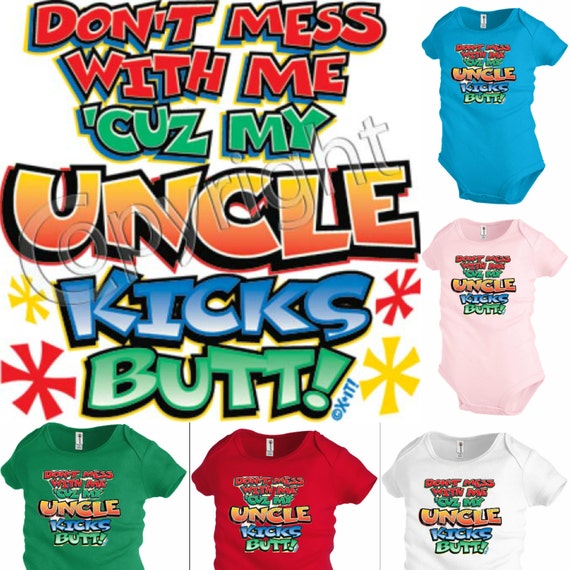 Infant Creeper Bodysuit T-shirt Don/'t Mess With Me My Mommy Kicks Butt