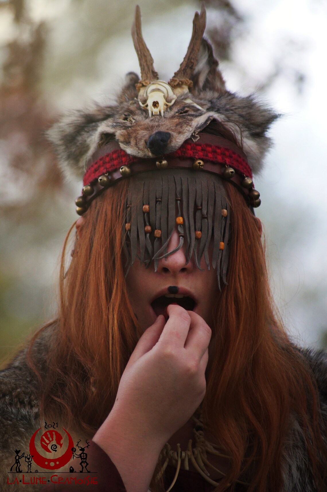 Shaman hairstyle shamanic headdress for men and women Etsy