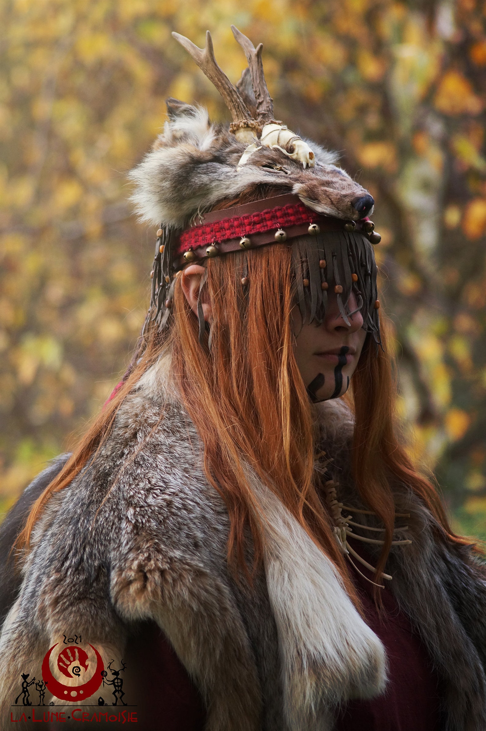 Shaman hairstyle shamanic headdress for men and women Etsy