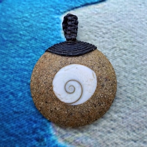 Healing Conch Shell Pendant Macrame Pet Dog Necklace Our Dog Loves It!