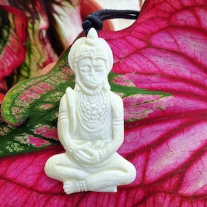 Lord Hanuman Hindu Monkey God Pendant Necklace