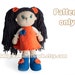 CROCHET PATTERN - Amigurumi doll Emma. PDF