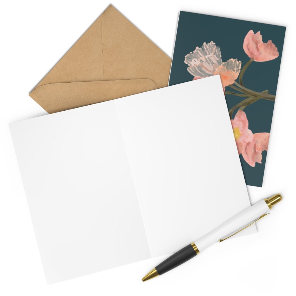 Floral Greeting Cards 7 pcs Blank Cards Greeting Cards Etsy