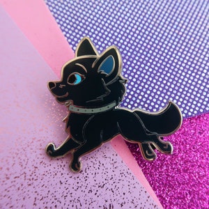 Blue Wolf's Rain Enamel Pin