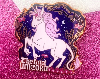 Pin de esmalte de unicornio Criatura mítica Fantasía Magia Último