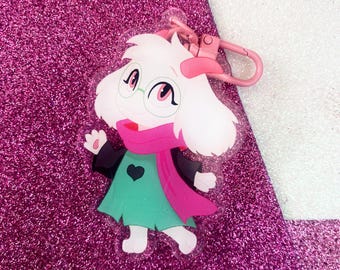 Ralsei Light Version Keyring Charm Keychain Deltarune Trinket