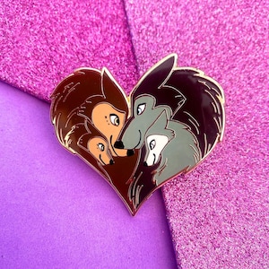 Wolf Family Robyn Mebh Wolf Walkers Enamel Pin UK Store