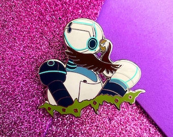 Robot Roz Enamel Pin Cute Kawaii Goose Brightbill
