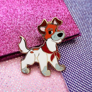 Dodger Dog Hard Enamel Pin Childhood Nostalgia 80s 90s Cartoon Animal