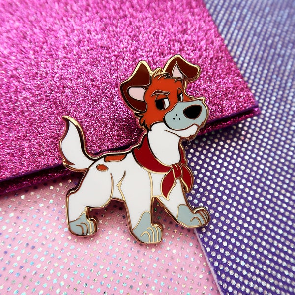 Dodger Dog Hard Enamel Pin Childhood Nostalgia 80s 90s Cartoon Animal