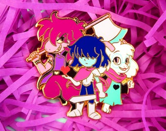 Deltarune Pin Fun Gang Kris Susie Ralsei