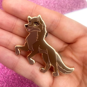 Balto Wolf Dog Enamel Pin Sled Dog Husky 90s Kid Nostalgia