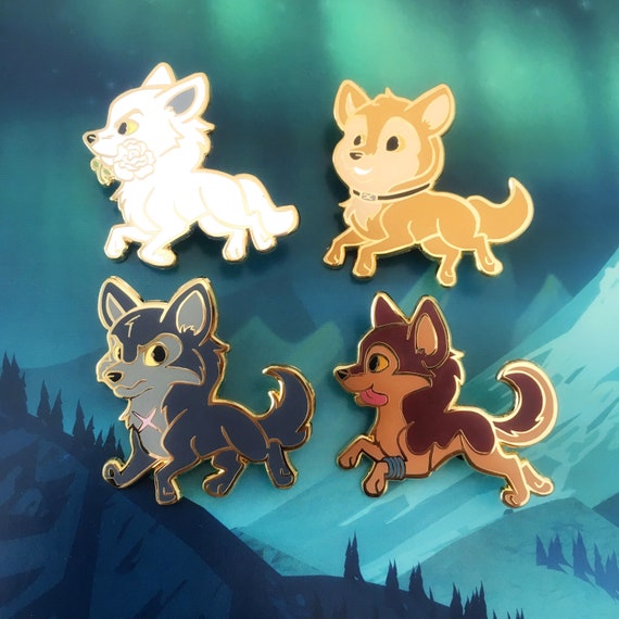 Wolf S Rain Anime Enamel Pins Wolf Wolves Etsy