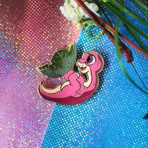 80s 90s Littlefoot Dinosaur Cute Kawaii Enamel Pin Nostalgia Childhood Core Tree star