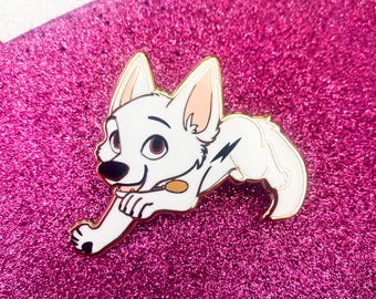 Bolt Cute Puppy Dog White German Sheperd 00s Nostalgia