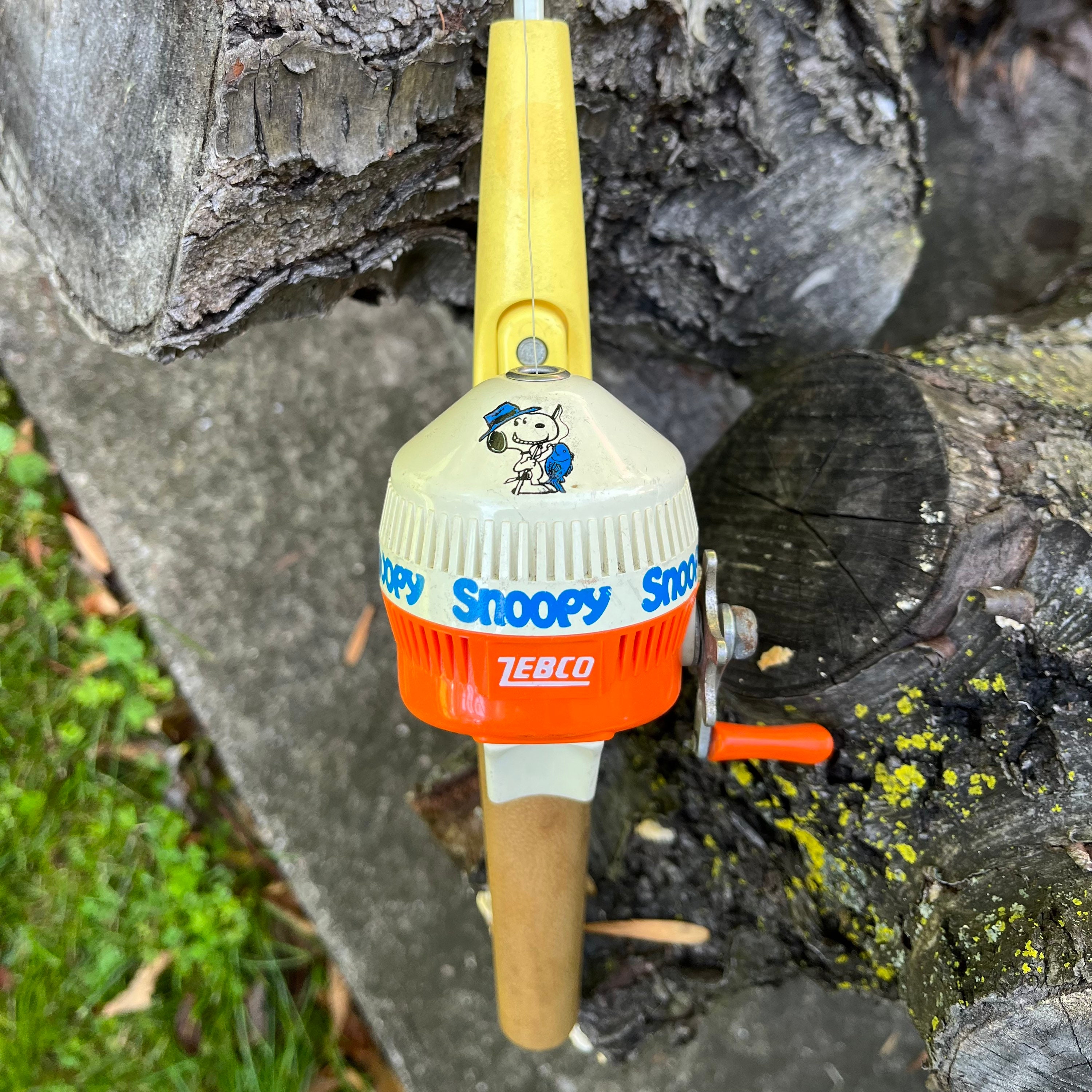 Vintage Zebco Snoopy Fishing Pole - 1965