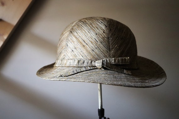 Umbrella / / Vintage 70s Hat / / Vintage Safari Ha