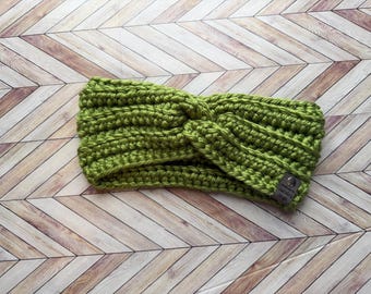 Gehäkelte Ohrenwärmer Stirnband | Handgemachte Strick Winter Accessoire