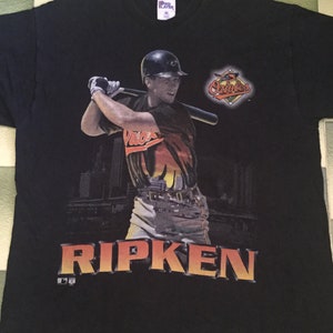 Vintage 90s T-shirt CAL RIPKEN Baltimore Orioles Baseball Mlb 