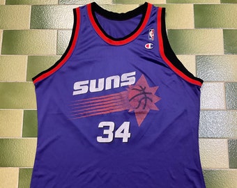 Vintage 90s NBA Phoenix Suns 34 Charles Barkley Basketball Jersey by Champion Size 48 XL Made in USA Etsy