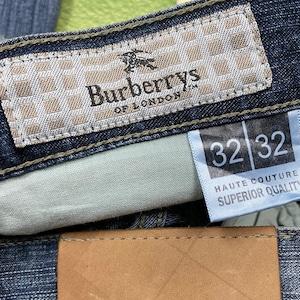 Vintage Burberrys London Ramie Cotton Denim Jeans Zip Fly Size - Etsy