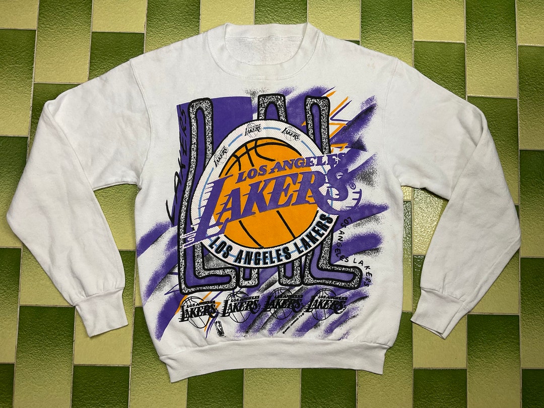 Los Angeles Lakers Sweatshirt - Large – The Vintage Store