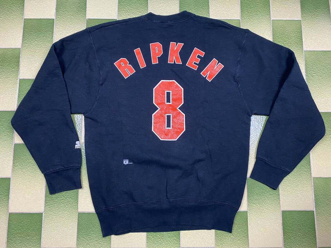 Vintage 90s Starter Cal Ripken 8 Baltimore Orioles Sweatshirt | Etsy