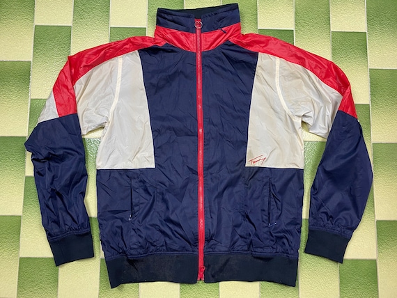 Tommy Hilfiger Packable Hooded Full zip Windbreaker Jacket Fits