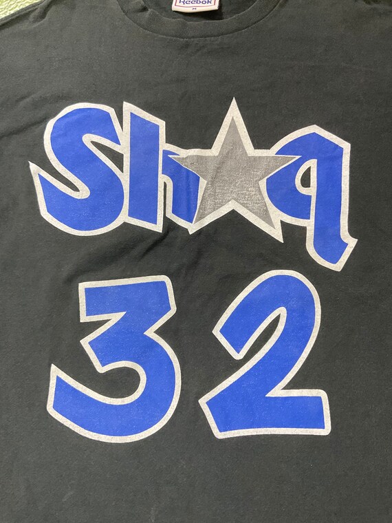 Vintage 90s Reebok Shaq #32 T-Shirt NBA Shaquille… - image 3