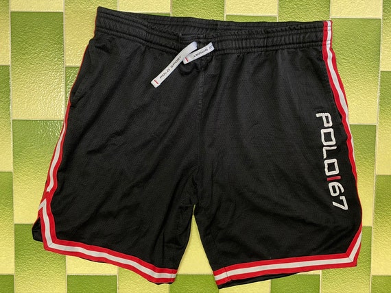 Vintage Ralph Lauren Polo Sport Shorts Drawstring POLO 67 Size M