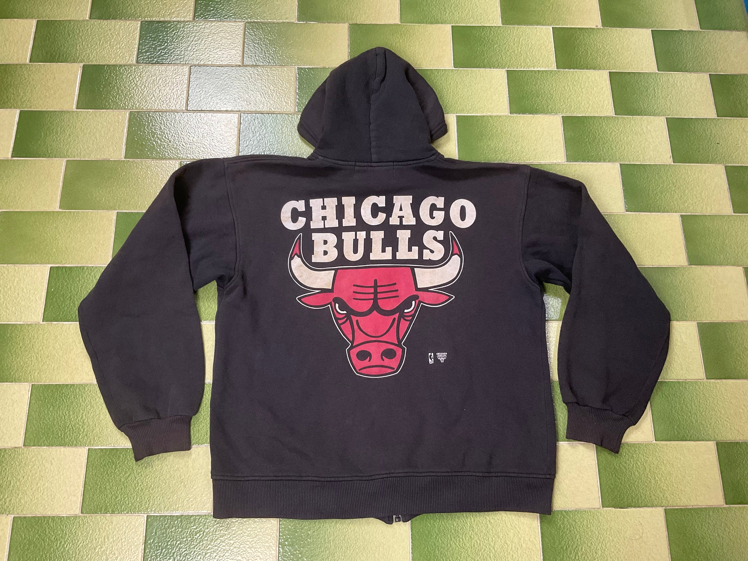 Men's Chicago Bulls Starter Red The Star Vintage Full-Zip Jacket