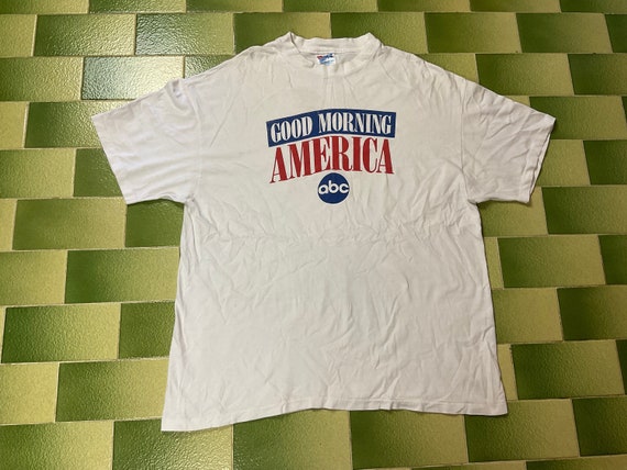 Vintage 90s TV Show Good Morning America T-Shirt … - image 1
