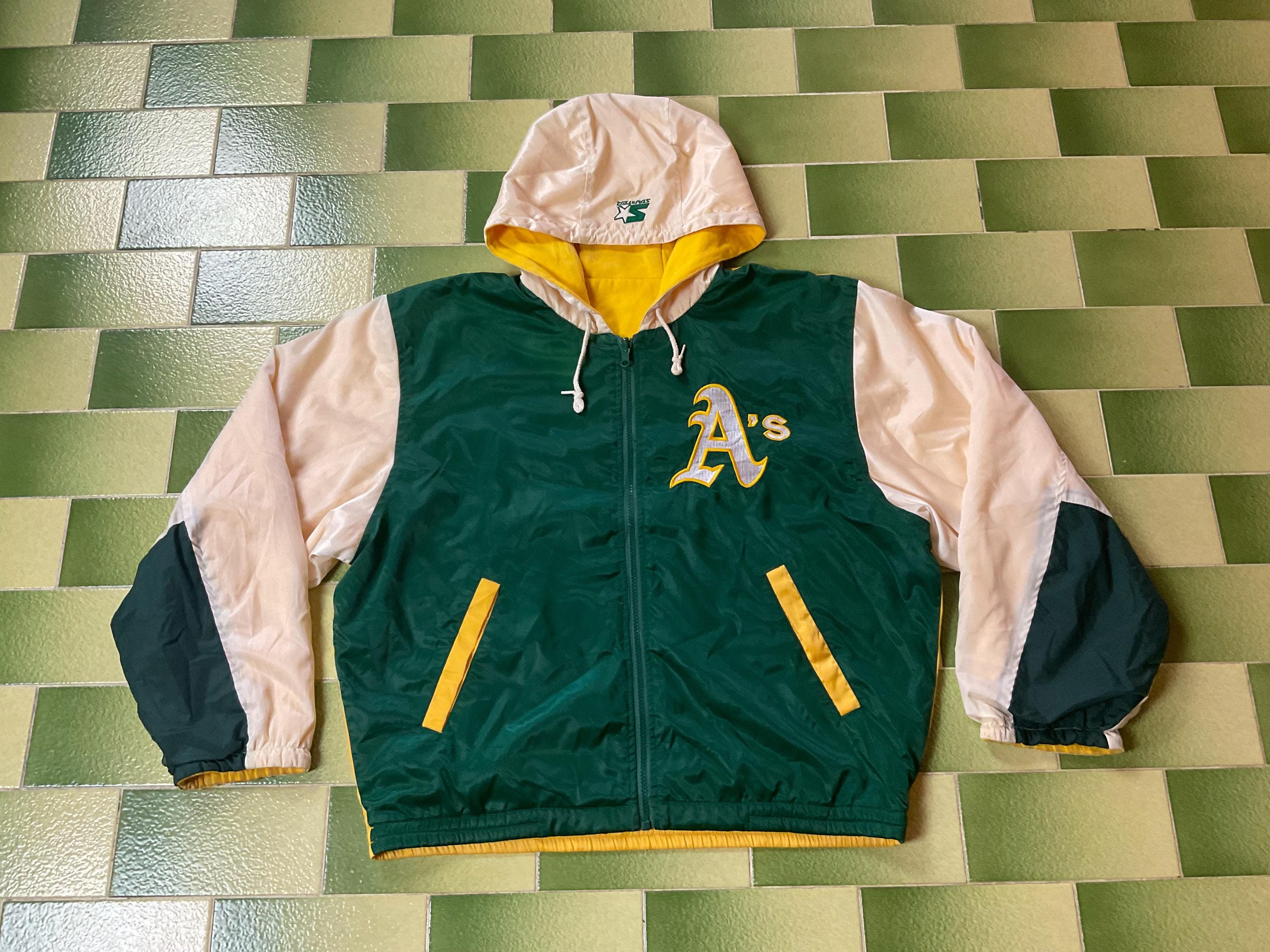 メジャーリーグ　美品ヴィンテージ　MLBアスレチックス　レプリカジャンパー メジャーリーグ 美品ヴィンテージ MLBアスレチックス レプリカ