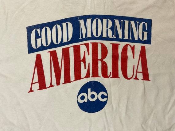 Vintage 90s TV Show Good Morning America T-Shirt … - image 3