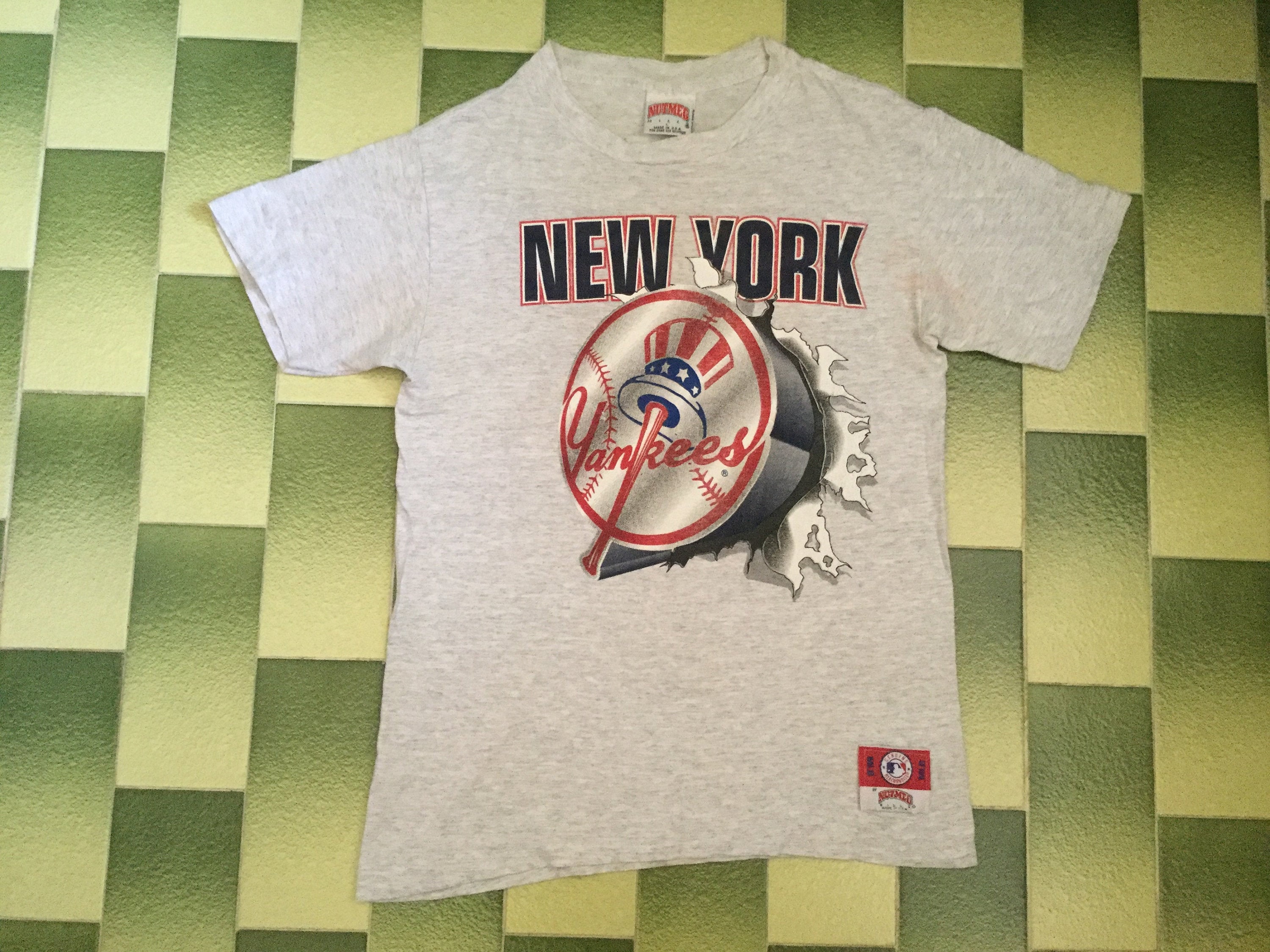 Vintage New York Yankees T-shirt Mens Size Medium Deadstock 