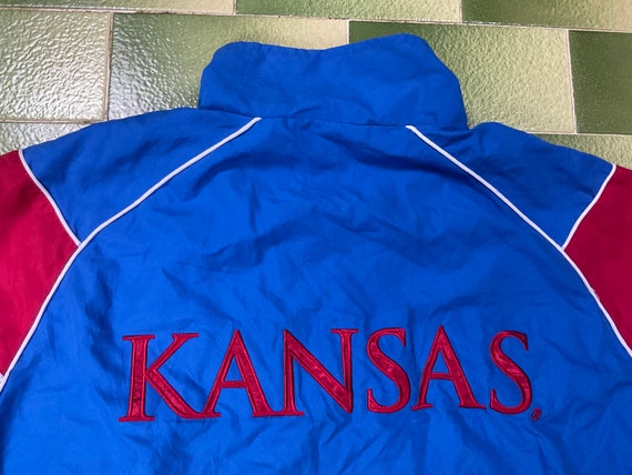 Kansas KU Jayhawks Pullover Windbreaker Jacket NC… - image 4