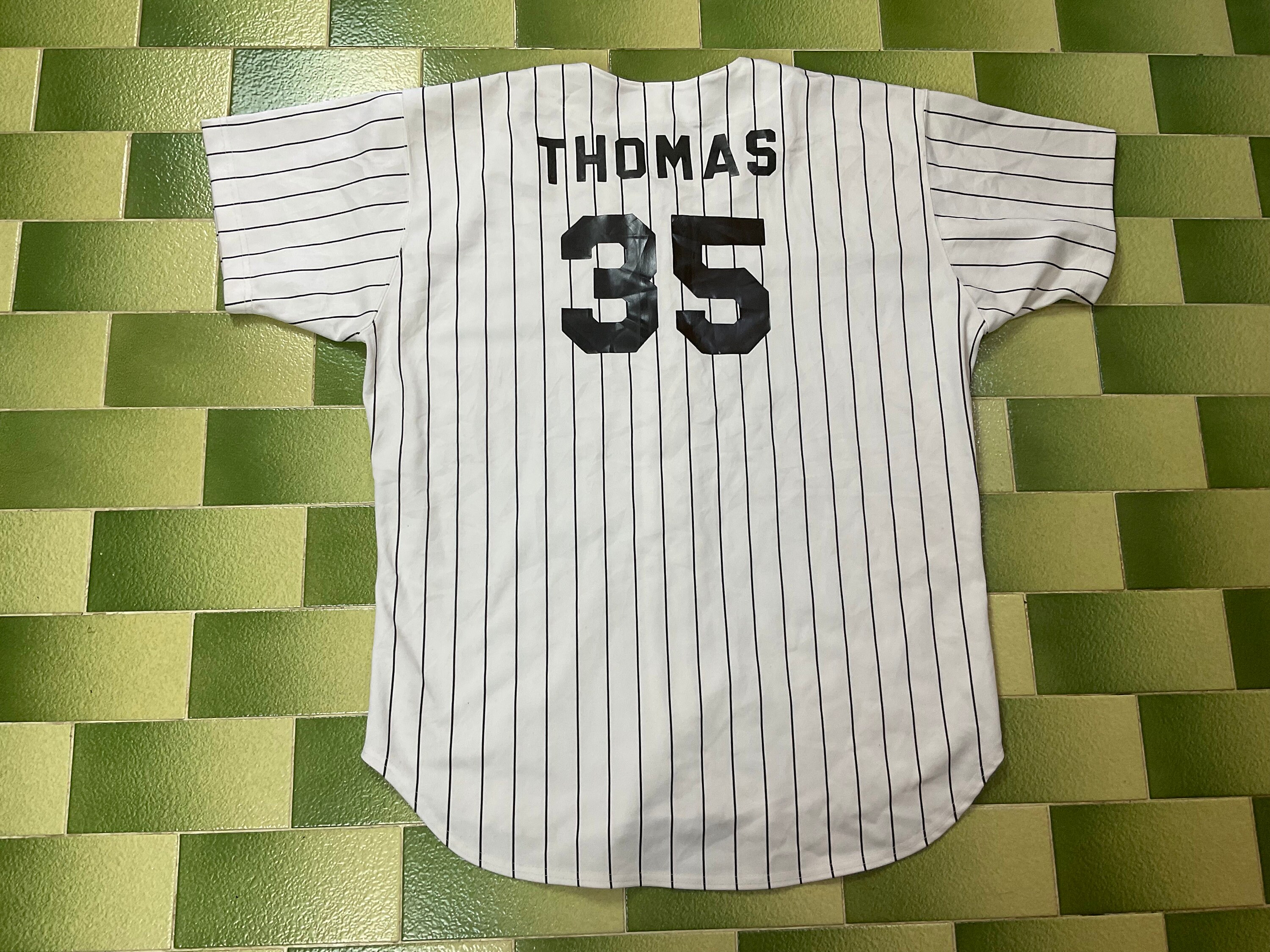 90's Vintage Chicago White Sox MLB pinstripe jersey