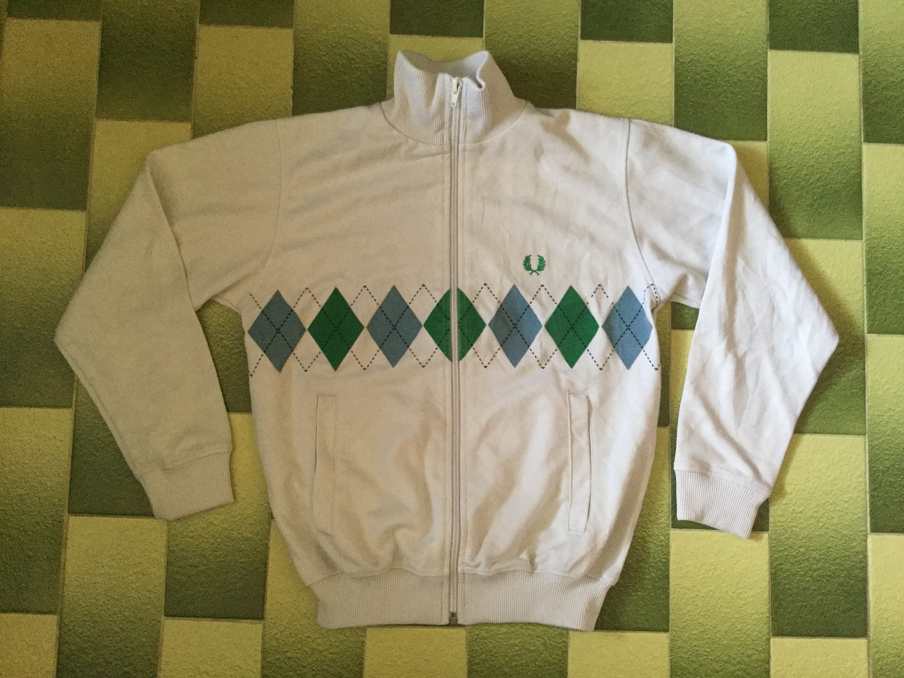 Vintage FRED PERRY Track Jacket Terry Orange Size Women's -  Israel