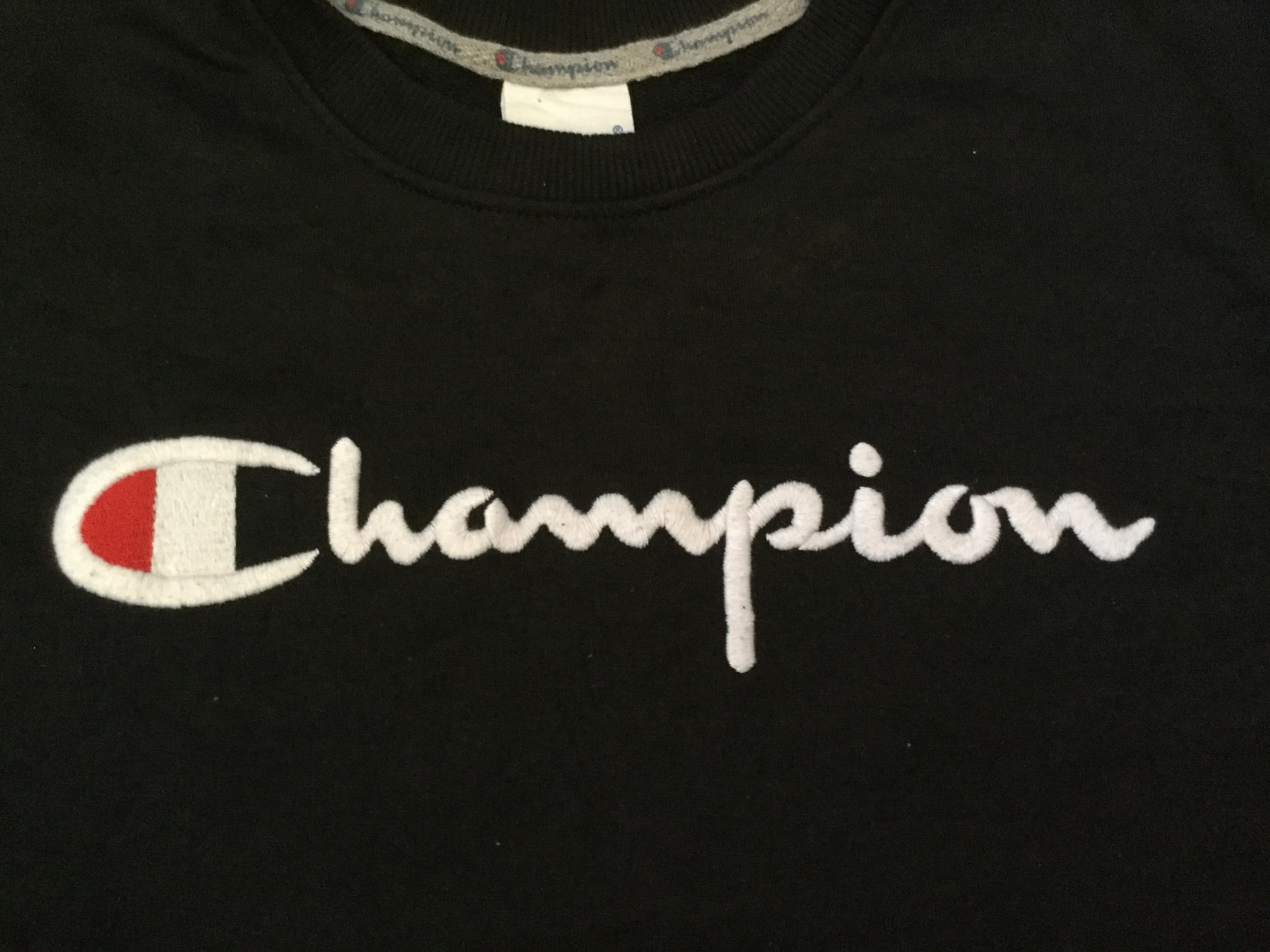 Champion Spellout Embroidered Pullover Size M Vintage Champion - Etsy