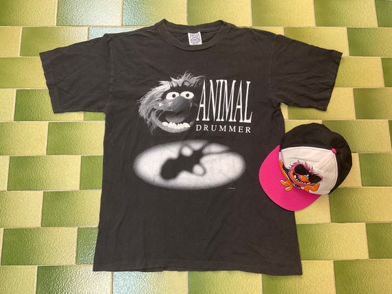 Vintage 90s Kermit Collection Animal Drummer T-shirt Size L - Etsy