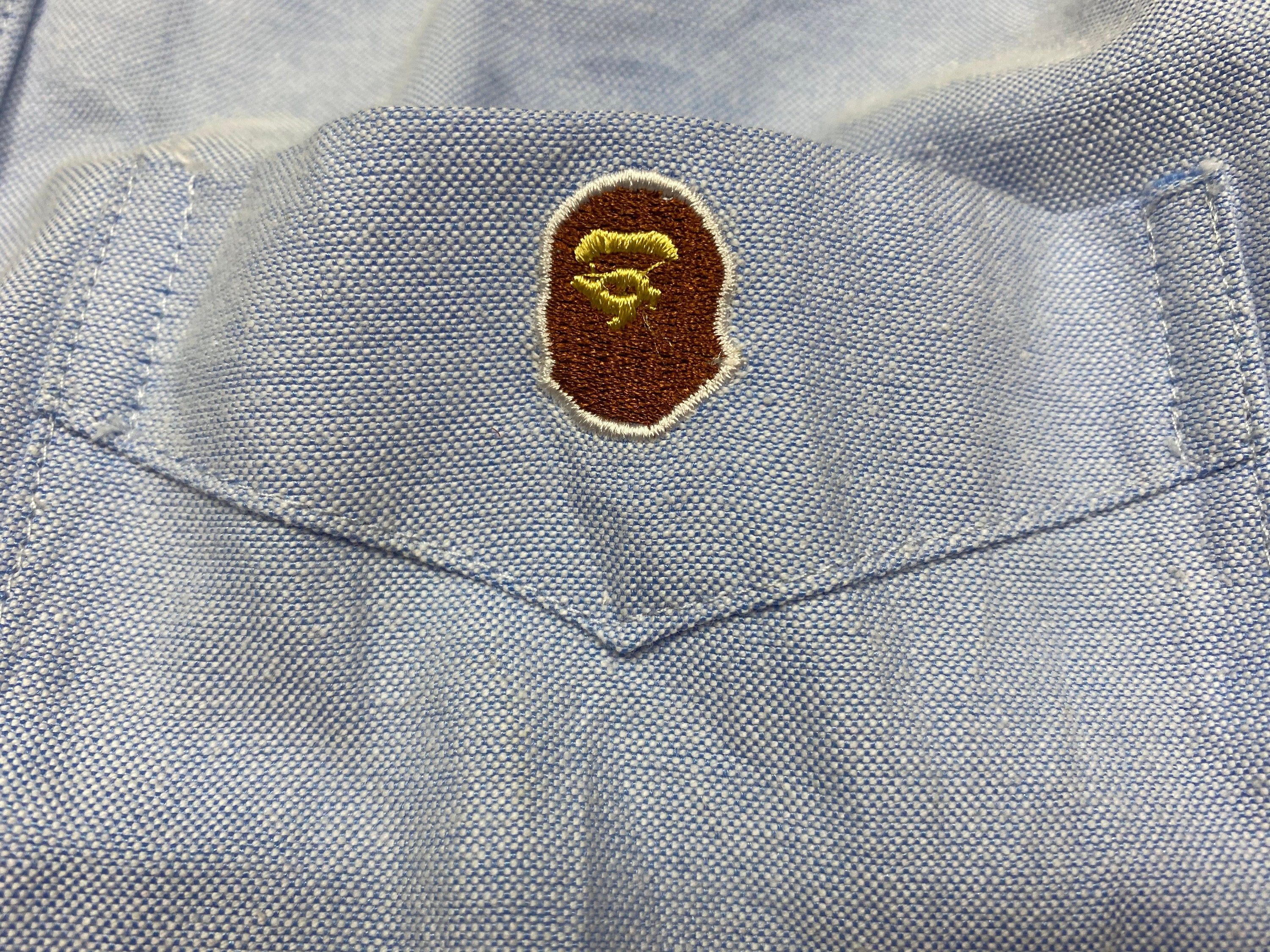 A Bathing Ape Busy Works Button Down Long Sleeve Shirt Fits | Etsy