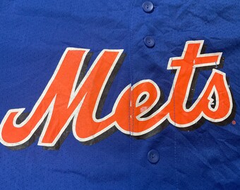 New York Mets Jersey Mens Large Black Cliff Floyd Vintage Majestic Made in  USA