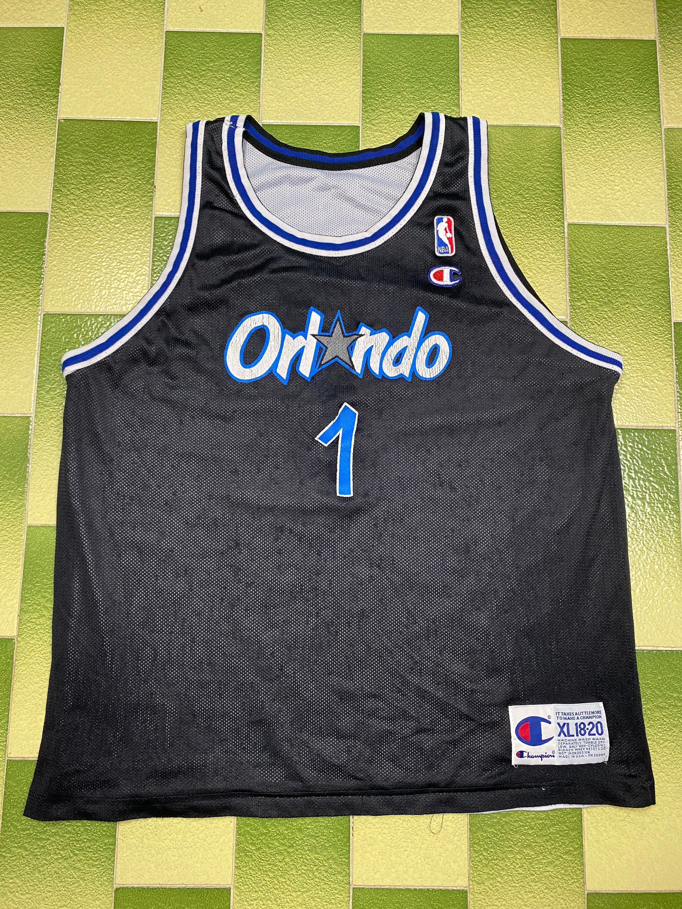 Penny Hardaway Orlando Magic Jersey Boys Small NBA Basketball Vintage Champion 1