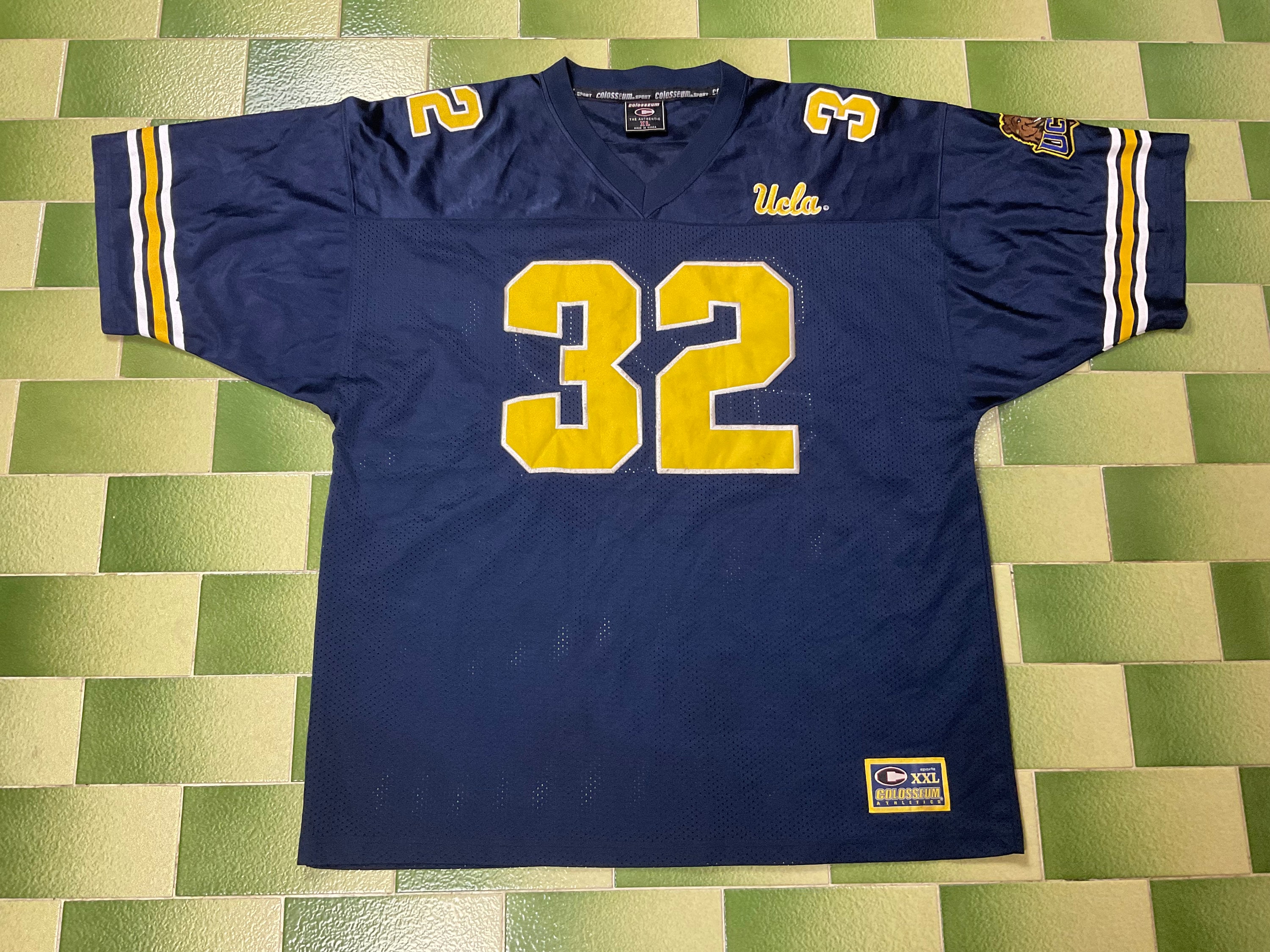 Colosseum Women's UCLA Bruins White Cropped Jersey, XL