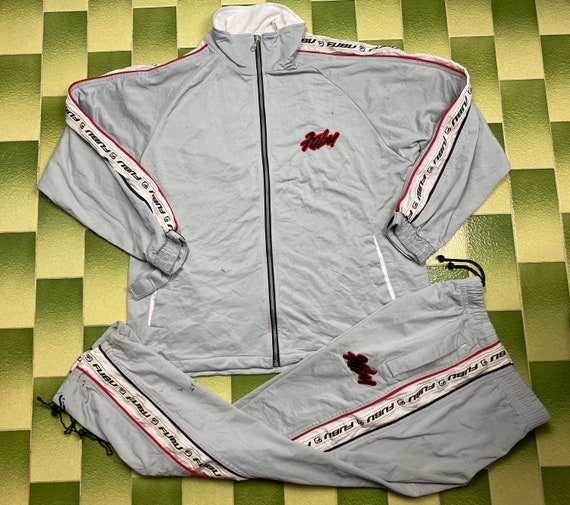Vintage Sets FUBU Sports Tapered Logo Track Jacket