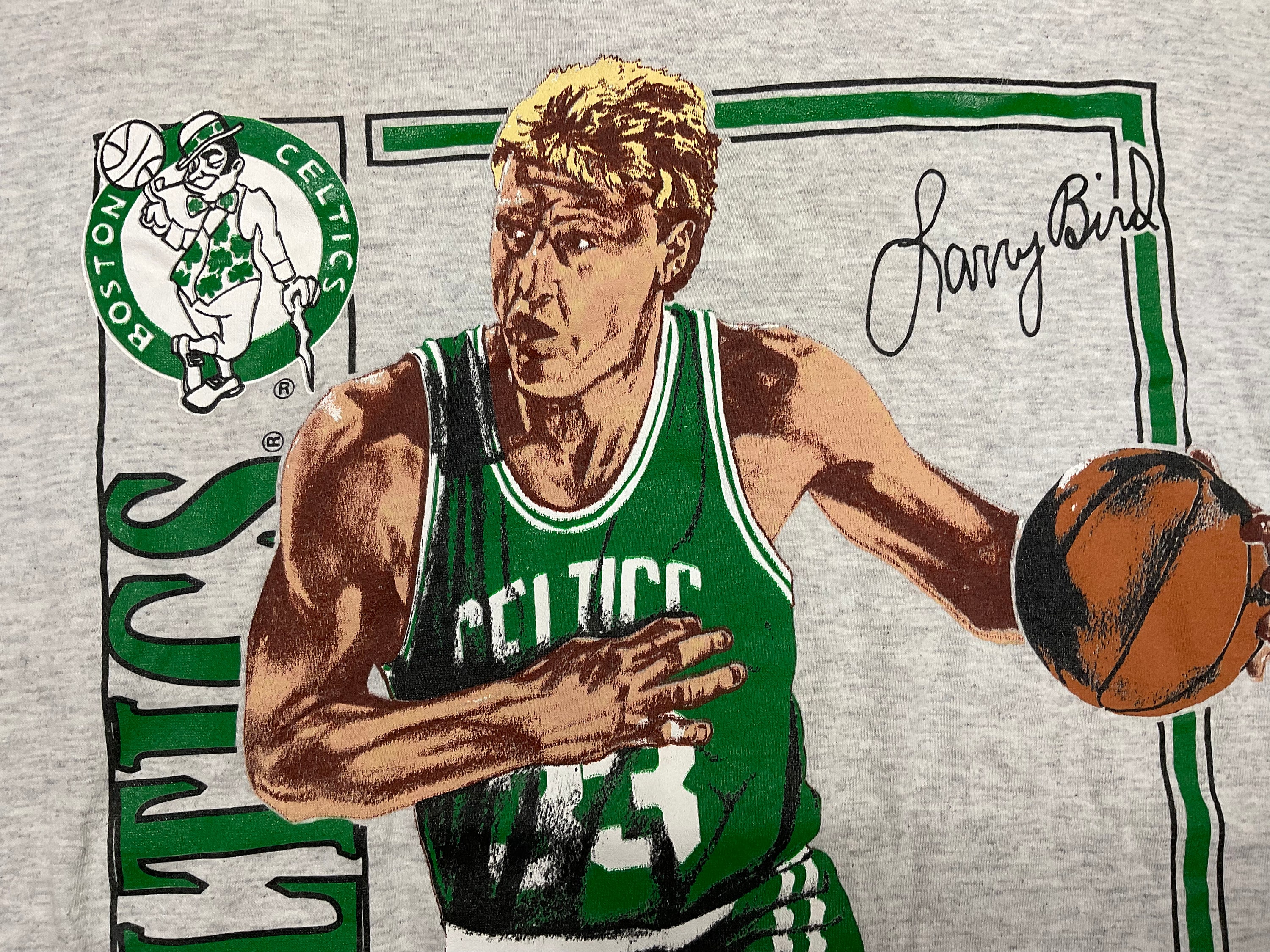 Vintage RARE Boston Celtics Bird 33 T-shirt M 