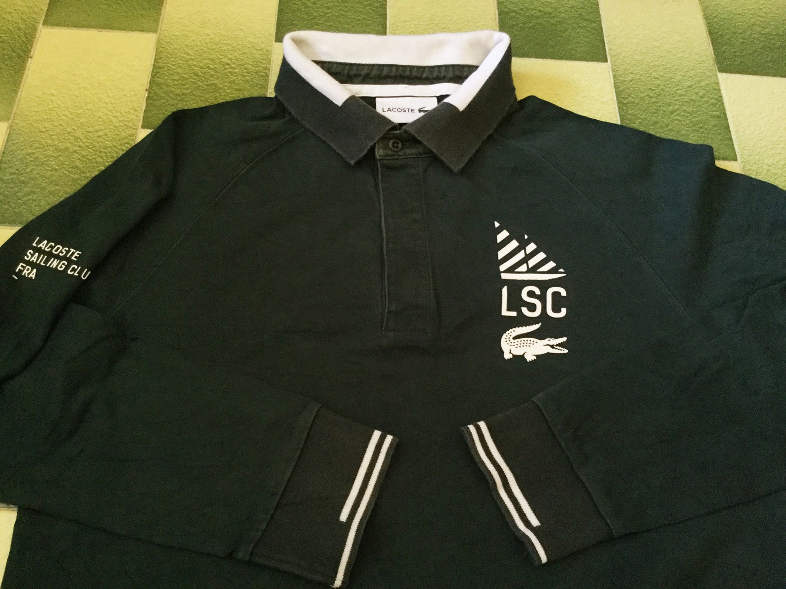 LACOSTE Sailing Club France Polo Camicia a maniche lunghe Etsy